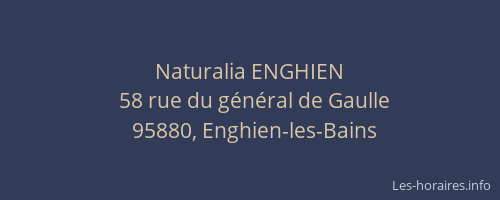 Naturalia ENGHIEN