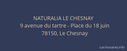 NATURALIA LE CHESNAY
