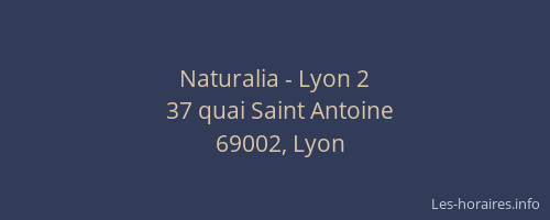 Naturalia - Lyon 2