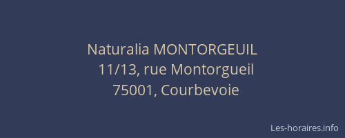 Naturalia MONTORGEUIL