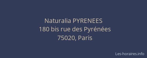 Naturalia PYRENEES