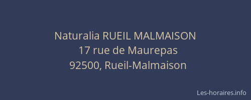 Naturalia RUEIL MALMAISON