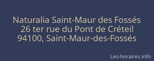 Naturalia Saint-Maur des Fossés