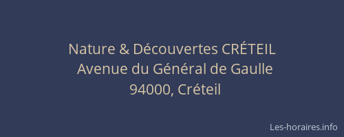 Nature & D&eacute;couvertes CR&Eacute;TEIL