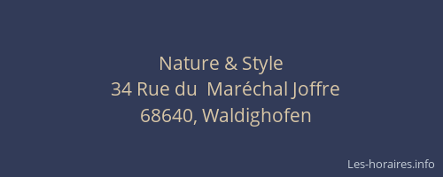 Nature & Style