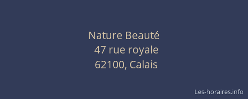 Nature Beauté