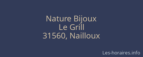 Nature Bijoux
