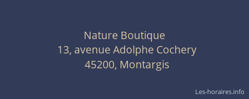 Nature Boutique