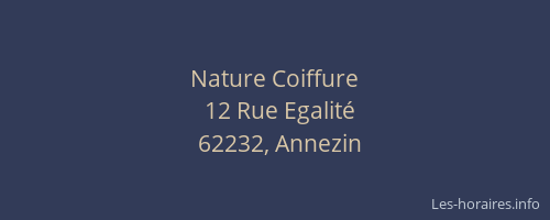Nature Coiffure