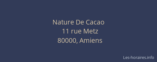 Nature De Cacao