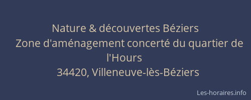 Nature & découvertes Béziers