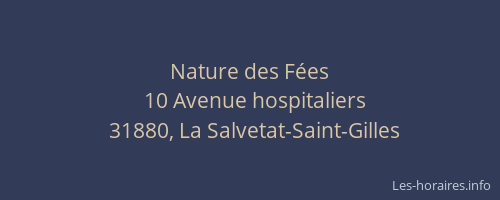 Nature des Fées
