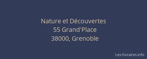 Nature et Découvertes