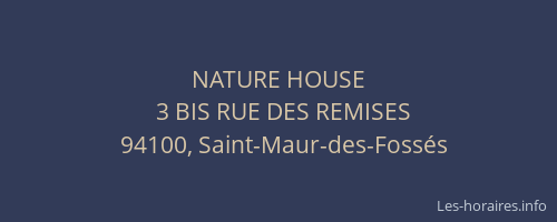NATURE HOUSE