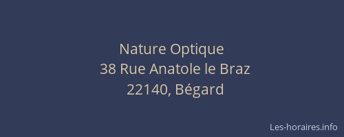 Nature Optique