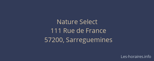 Nature Select