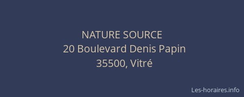 NATURE SOURCE
