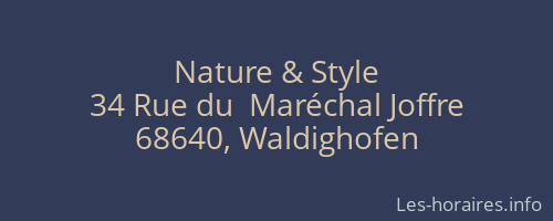 Nature & Style