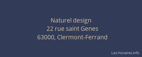Naturel design