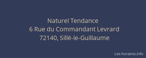 Naturel Tendance