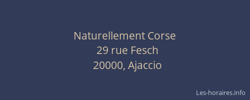 Naturellement Corse