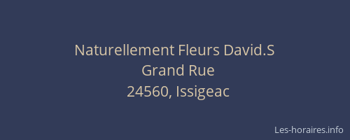 Naturellement Fleurs David.S