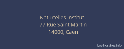 Natur’elles Institut