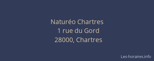 Naturéo Chartres