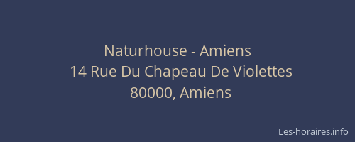 Naturhouse - Amiens