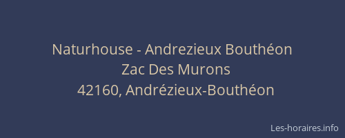 Naturhouse - Andrezieux Bouthéon