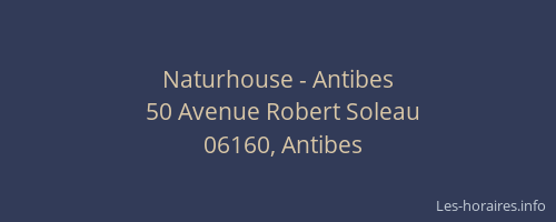 Naturhouse - Antibes