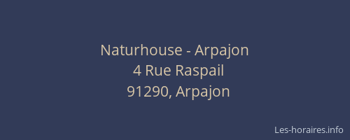 Naturhouse - Arpajon