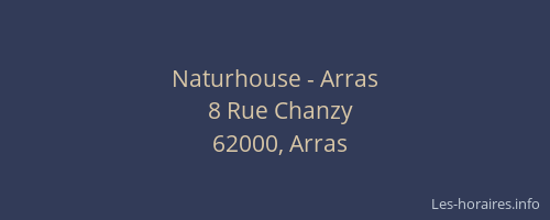 Naturhouse - Arras