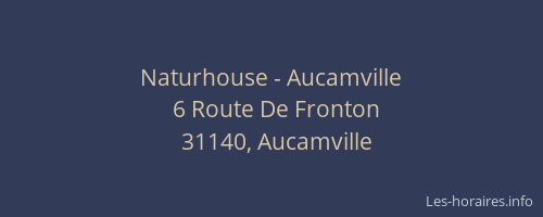 Naturhouse - Aucamville