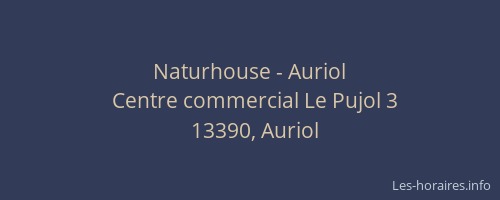 Naturhouse - Auriol
