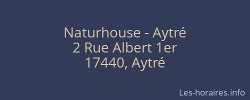 Naturhouse - Aytré