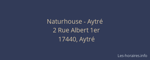 Naturhouse - Aytr&eacute;