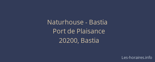Naturhouse - Bastia
