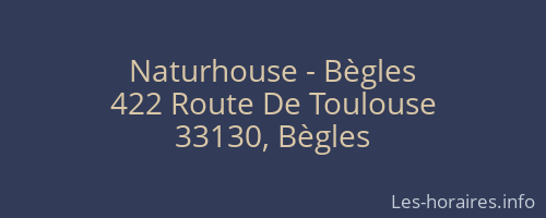 Naturhouse - Bègles