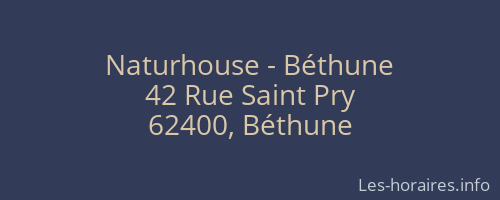 Naturhouse - Béthune