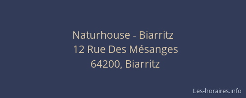 Naturhouse - Biarritz