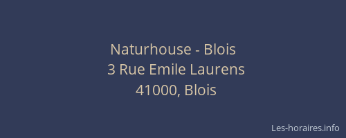 Naturhouse - Blois