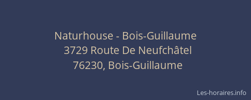 Naturhouse - Bois-Guillaume