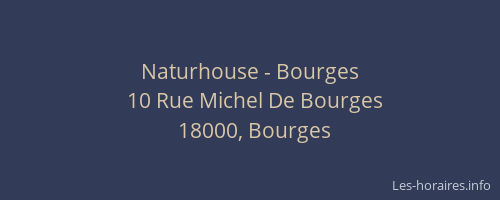 Naturhouse - Bourges