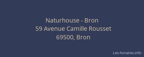 Naturhouse - Bron