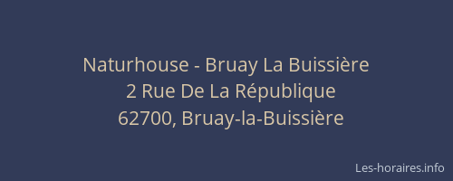 Naturhouse - Bruay La Buissière