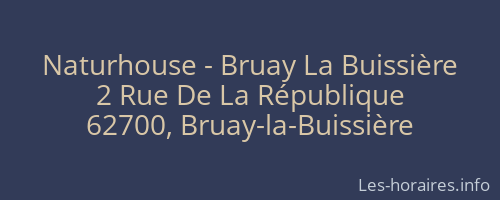 Naturhouse - Bruay La Buissière