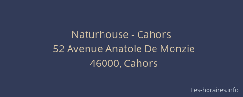 Naturhouse - Cahors