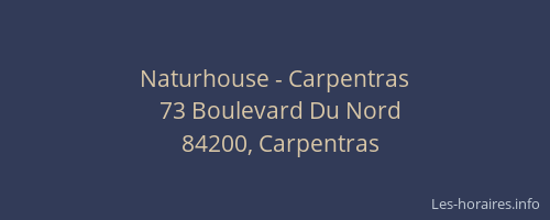 Naturhouse - Carpentras