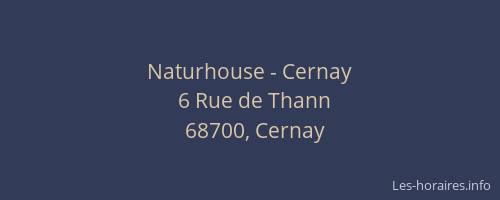 Naturhouse - Cernay